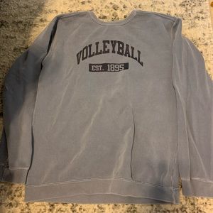 volleyball crew neck sweatshirt